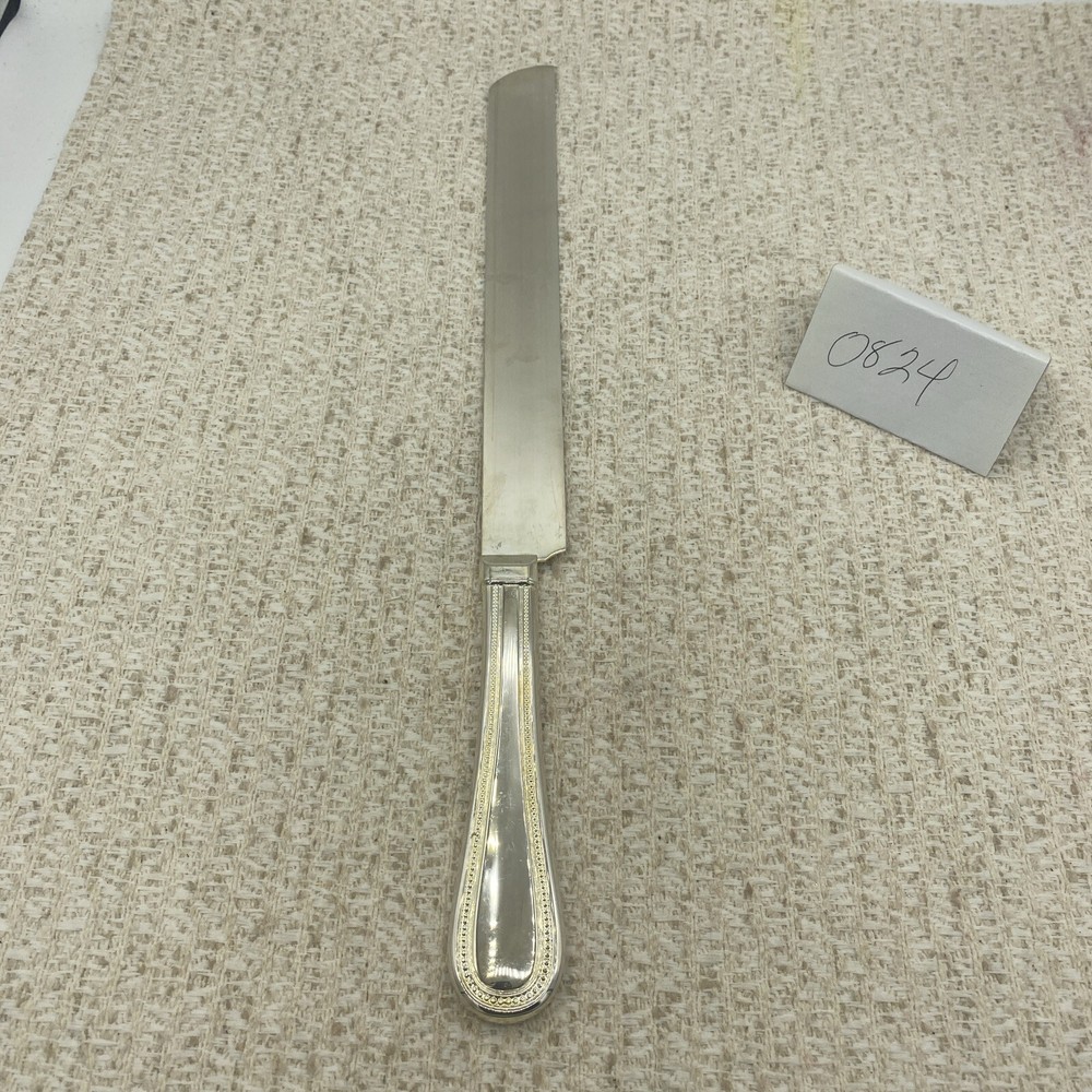 14” Silver Tone Wedding Cake Knife