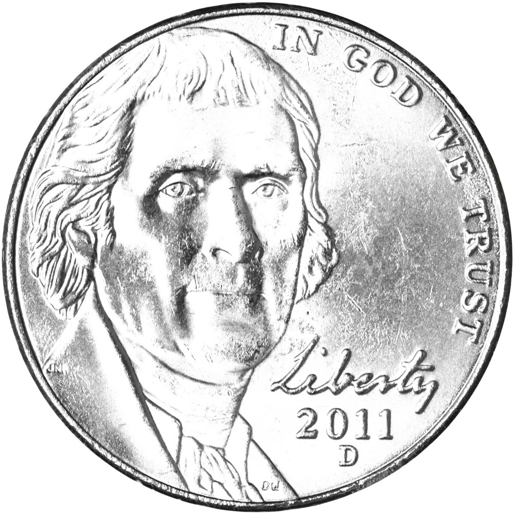2011 D Jefferson Nickel BU Coin