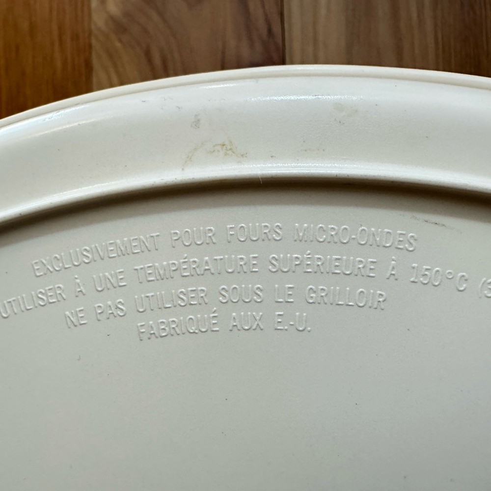 West Bend Amway Micro-Queen Melamine Microwave Roaster 1980