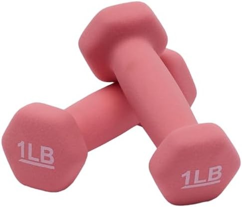 Neoprene dumbbell hand weights exercise set