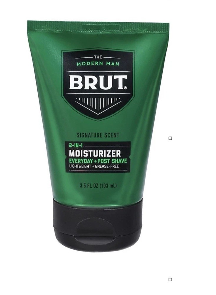 Brut 2 in 1  Moisturizer Everyday Post Shave 3.5 oz