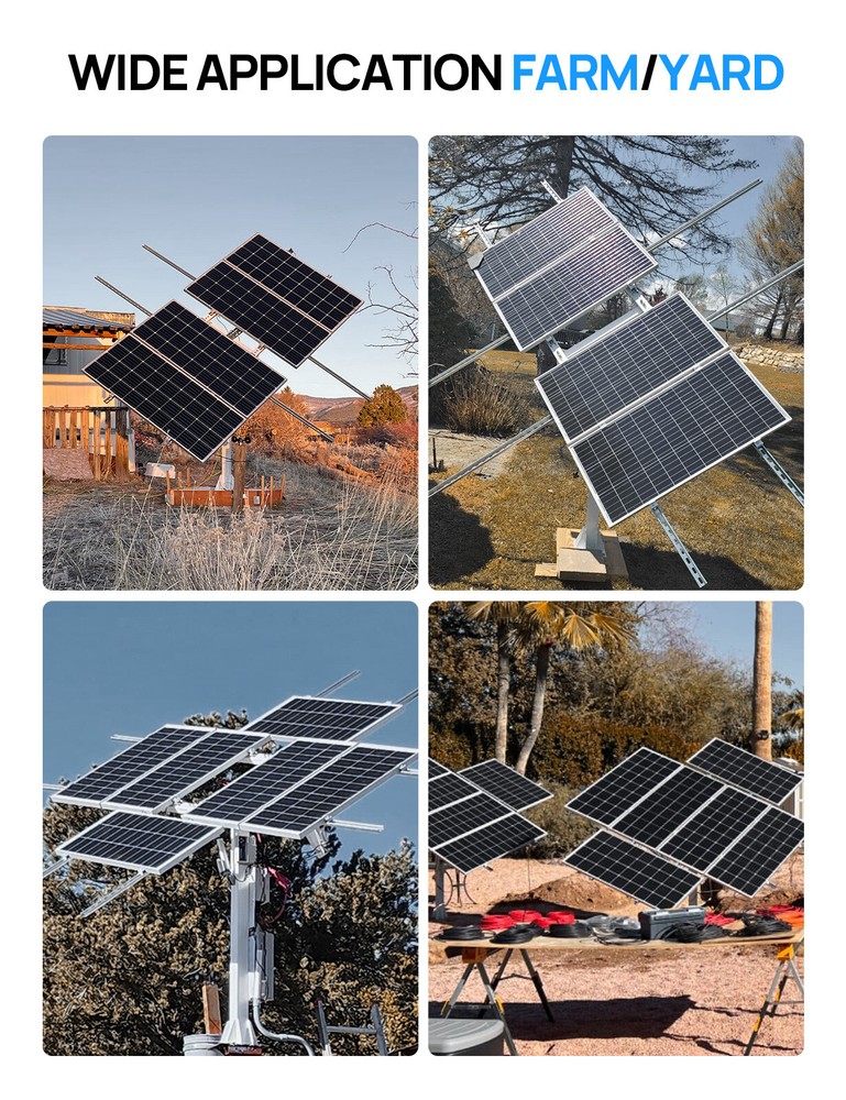 ECO-WORTHY Solar Panel Dual Axis Tracking System Tracker Controller For 10PCS