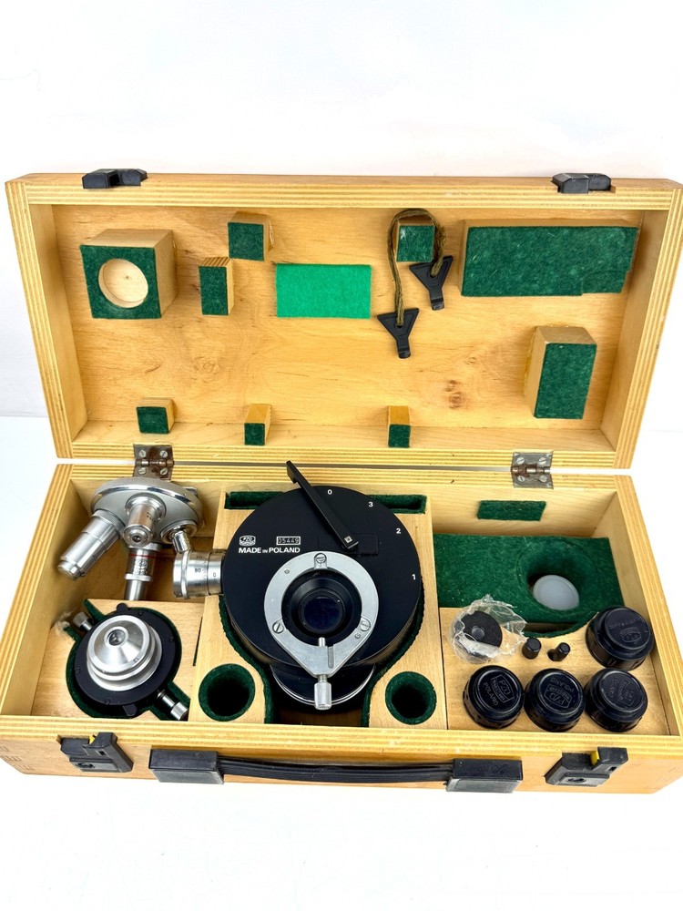 UPI PZO DIC differential interference contrast microscope