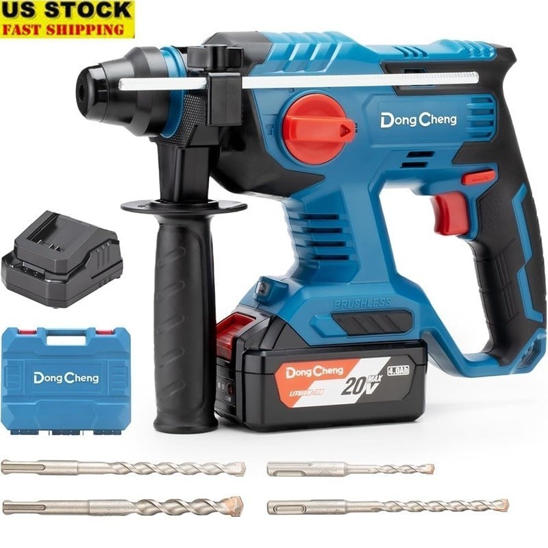 20V Max Cordless Rotary Hammer Drill 7/8" SDS-Plus Brushless 4 Application Modes