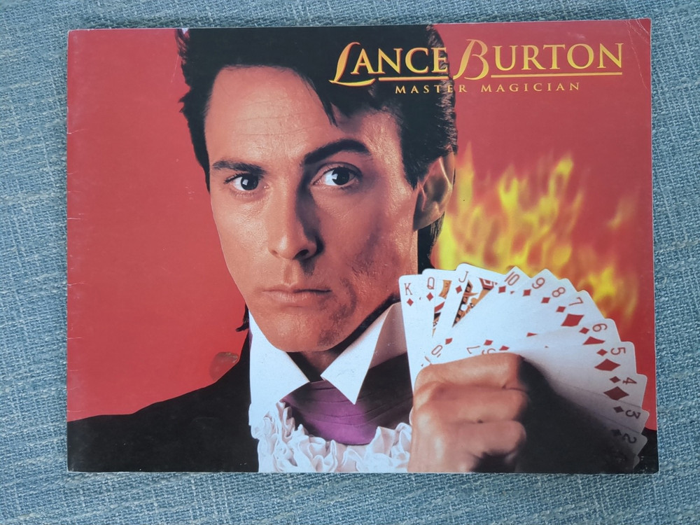 Lance Burton Master Magician Show Program 2002