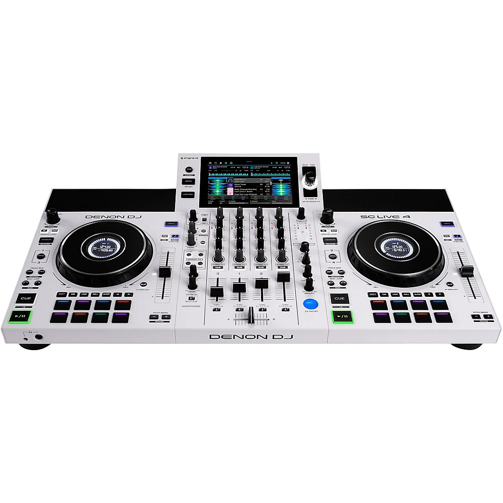 Denon DJ SC Live 4 4-Deck Standalone DJ System White