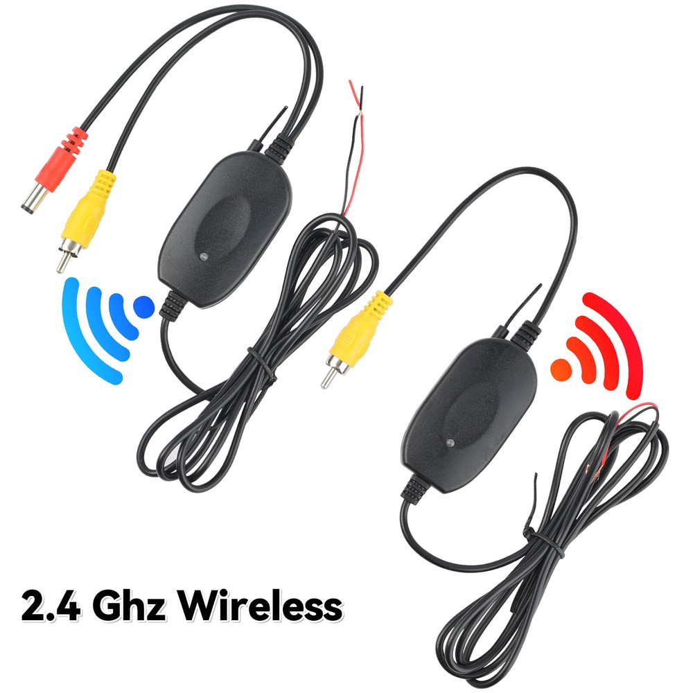 2.4G Wireless Rear Video Transmitter Receiver For Reverse parking Backup Camera-