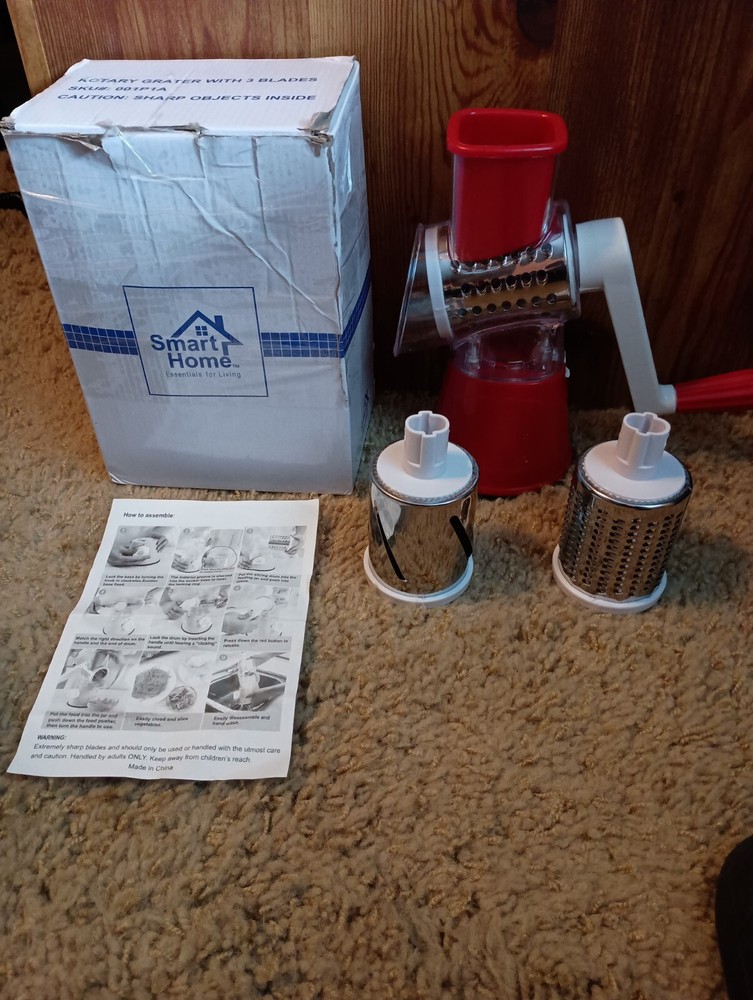 Multi-Function Hand Powered Food Chopper/Grader