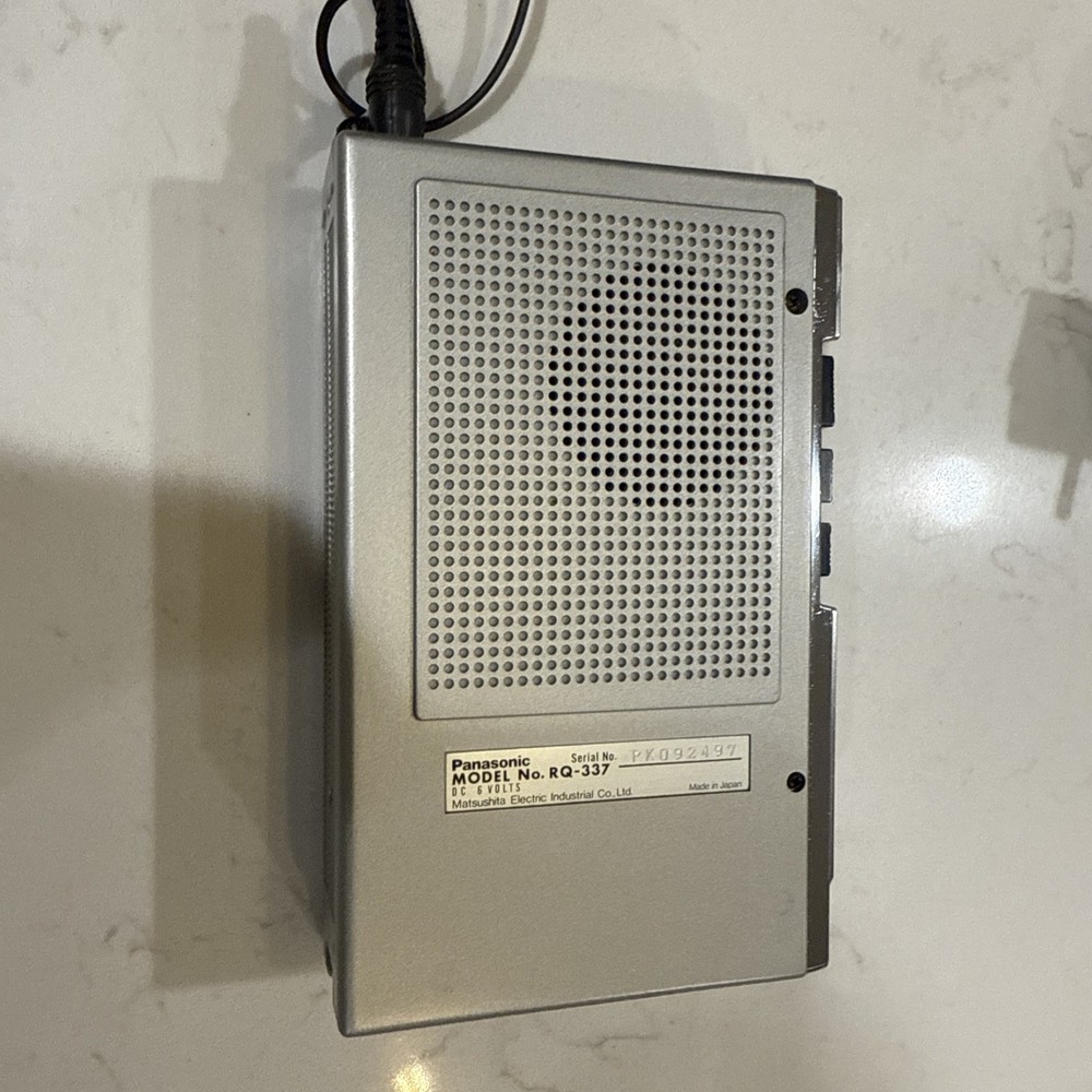 Panasonic RQ-337 Cassette Player/recorder
