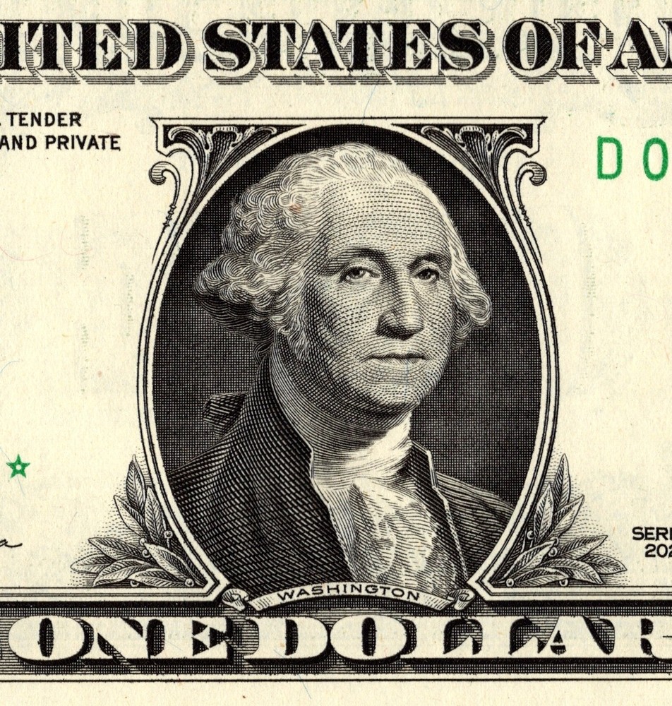 2021 D Star Note One Dollar Bill Regular Run Pack Note D08561080*