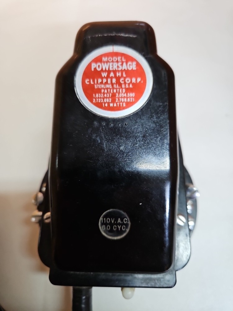 Vintage Wahl Clipper Corp Model "Powersage"; Tested