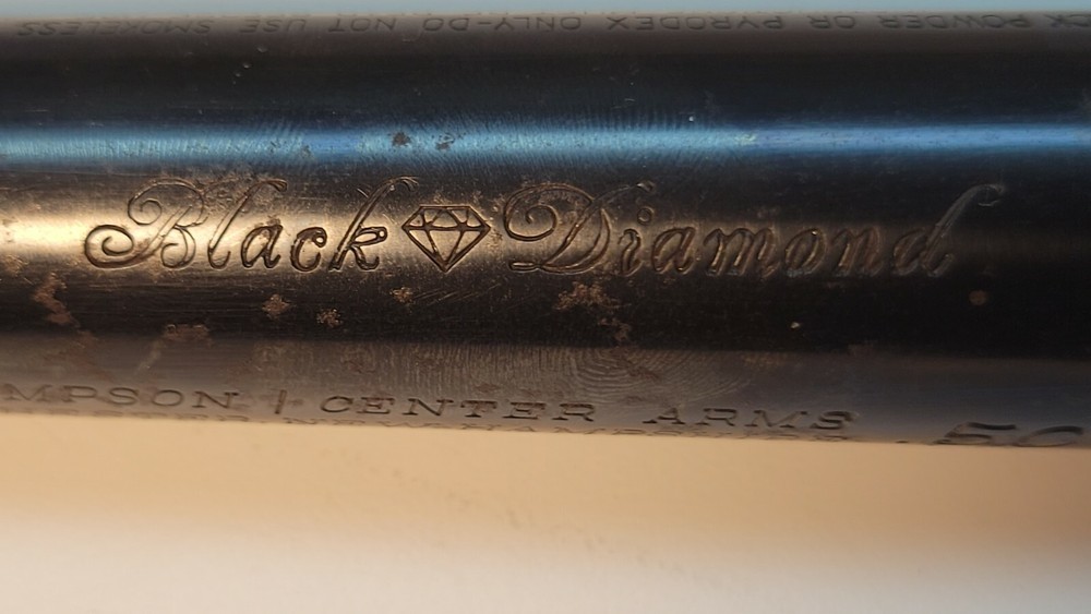 T/C Black Diamond .50 Cal. Inline Muzzleloader Barrel Without a Breech Plug (A)