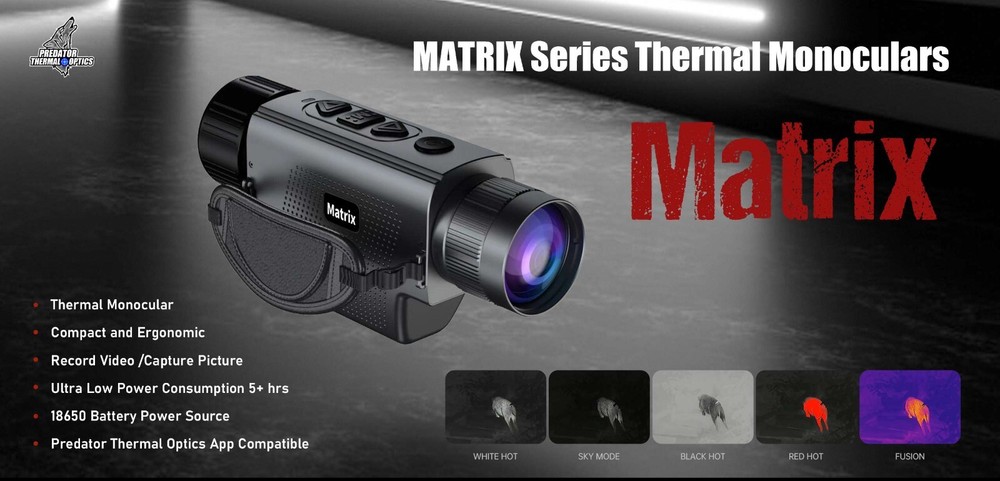 Predator Thermal Optics Matrix 35-640 Thermal Monocular
