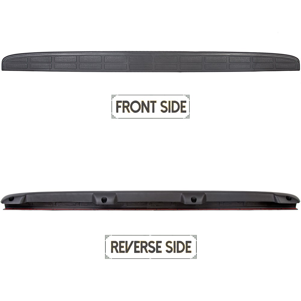 Tailgate Spoiler Cap Molding Top Protector Fit For 99-07 Silverado Sierra
