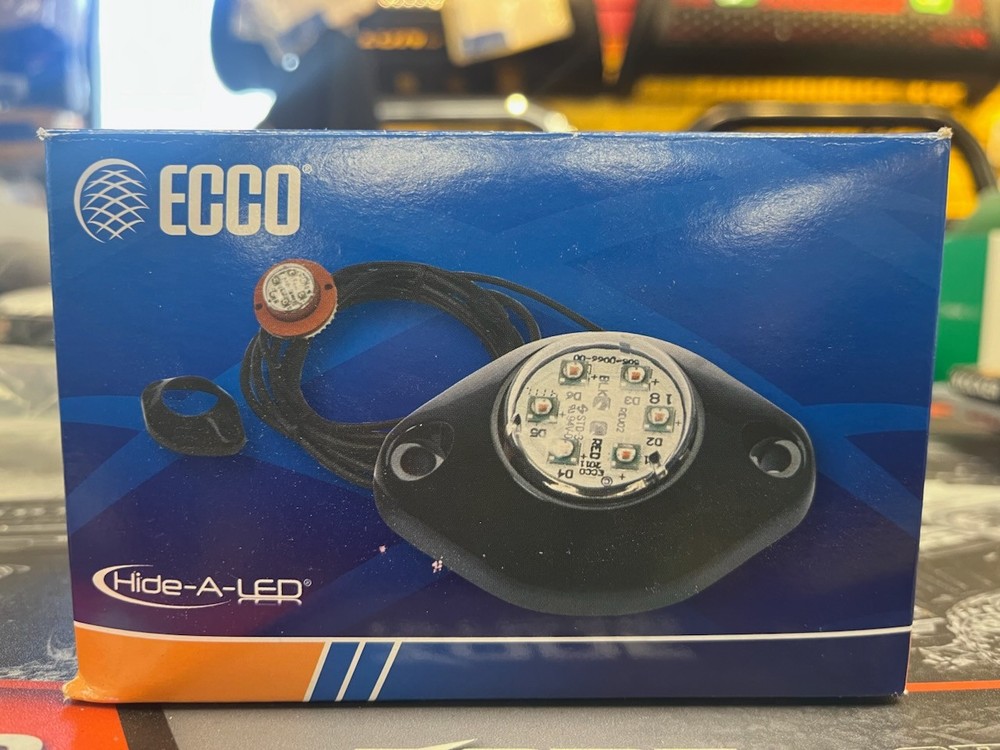 ECCO 9014C White LED Strobe Light Drill-in headlight tail light Surface Mount