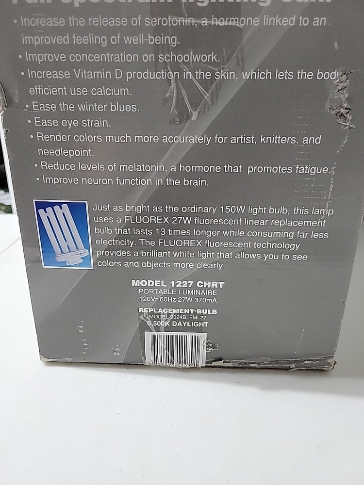 Executive Sunlight Desklamp Touch On Switch NIB