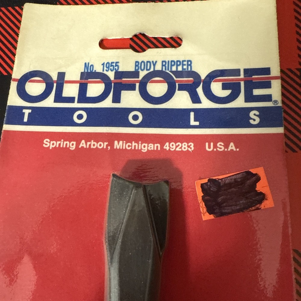 OLD FORGE TOOLS PNEUMATIC AIR CHISEL 1955 AUTO BODY WORK BODY RIPPER CHISEL NOS