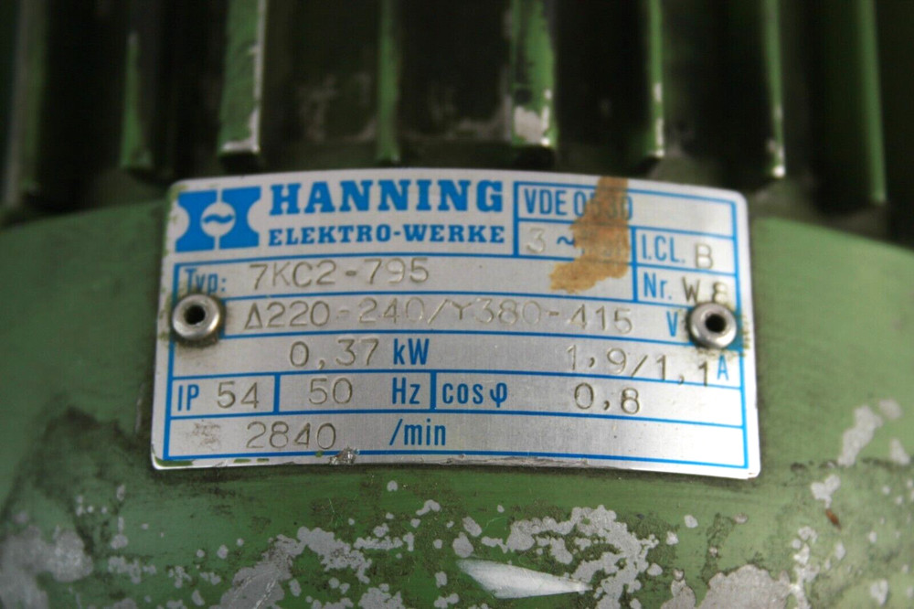 Lenze Gear Reducer Type 11.711.02.08 - 50Hz