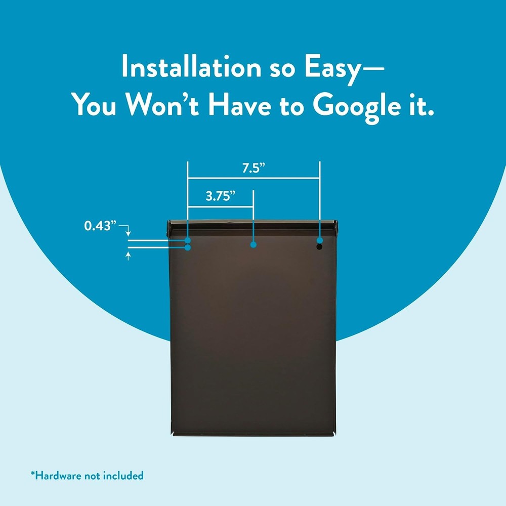 Architectural Mailboxes Designer Medium, Venetian Bronze & Satin Nickel