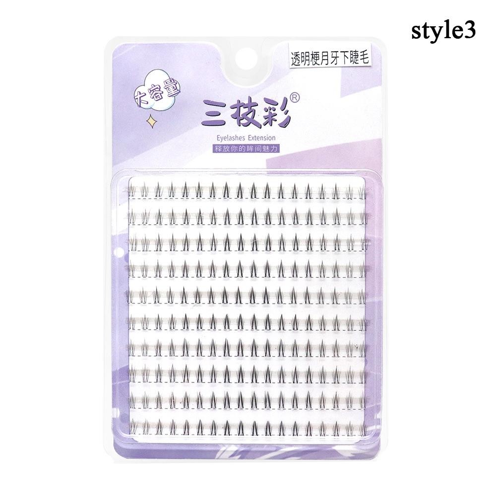 Lower Eyelashes for Various Makeup Looks Segment Style 5-6mm Length