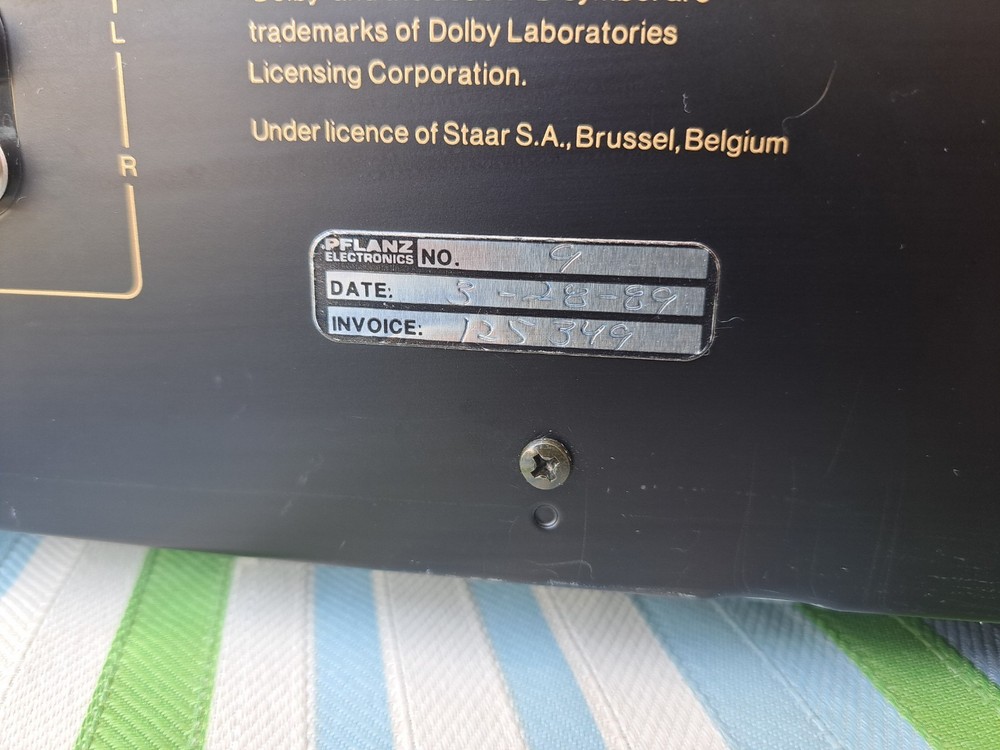 NOT WORKING Nakamichi RX-202 Unidirectional Auto Reverse Cassette Deck PART