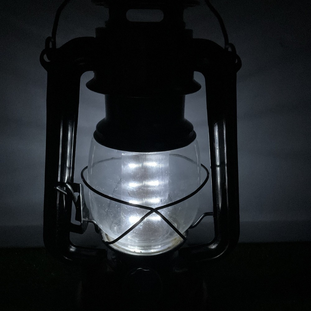 Conductors Lantern LED Lantern Light Excellent Condition Bronze Color