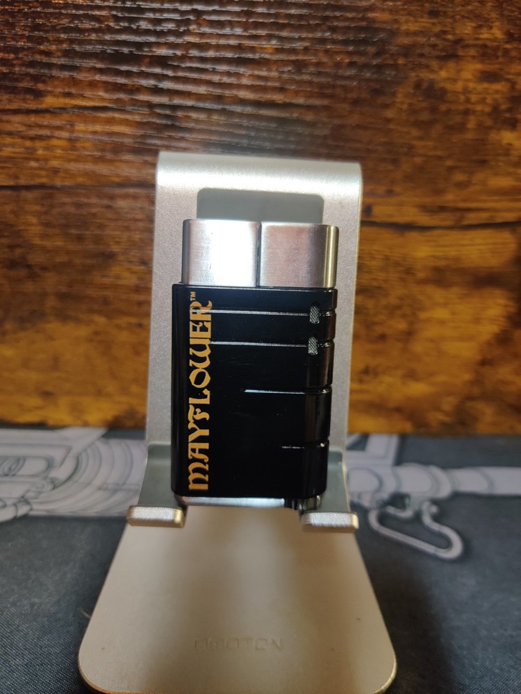 Xikar Black Mayflower Butane Cigar Windproof Refillable Lighter