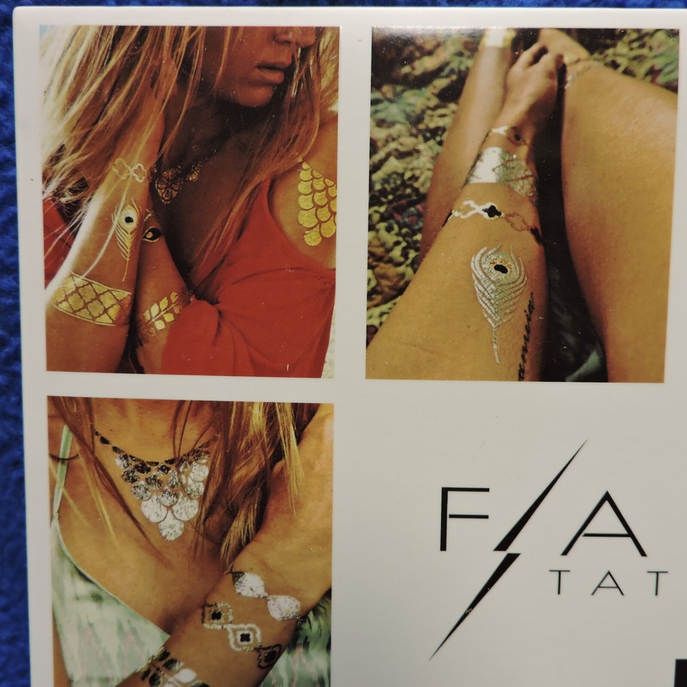 Flash Tattoos Authentic Metallic Temporary Jewelry Inspired Tattoos - Sofia