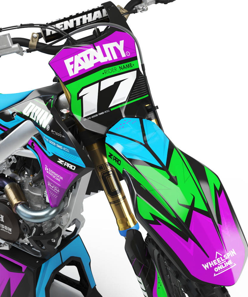 KXF 450 2013 2014 2015 Full graphics kit Synth style custom sticker kit decals