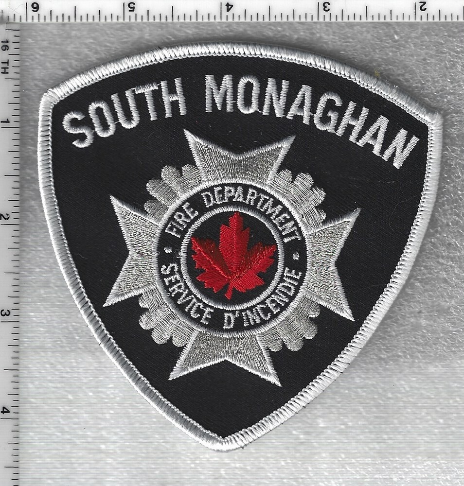 South Monaghan Fire Dept Service D'Incendie  (Ontario, Canada)  Shoulder Patch