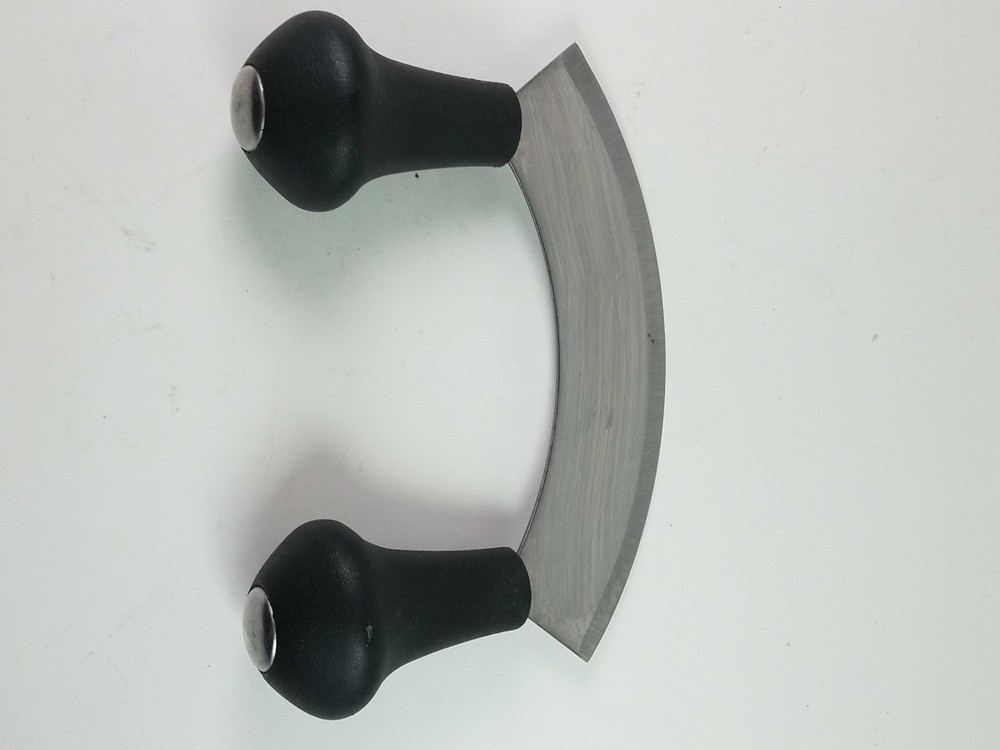 Chopper Mince Dice Slicer Cutter Black Double Handle