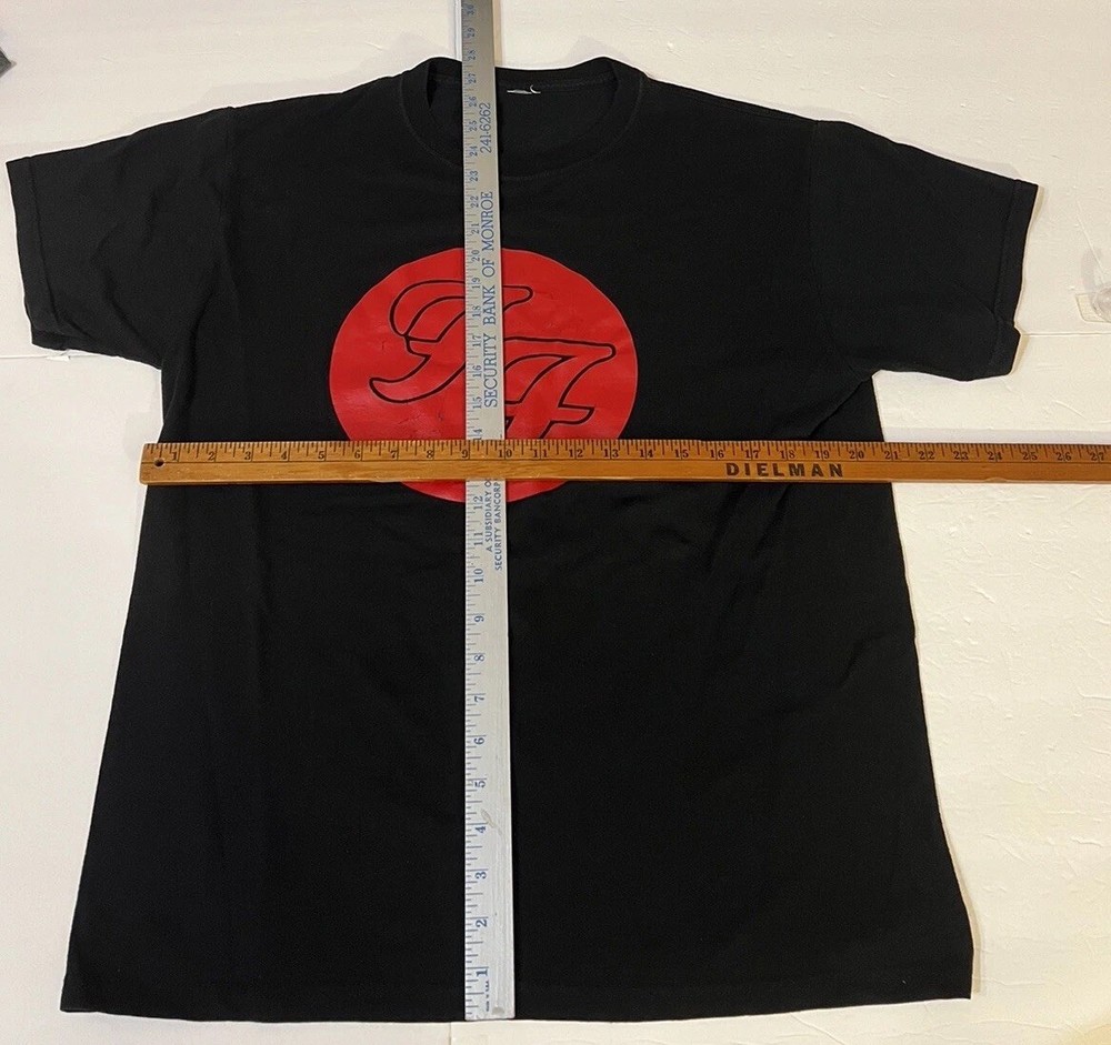 Black Foo Fighters Red Logo Shirt No Tag