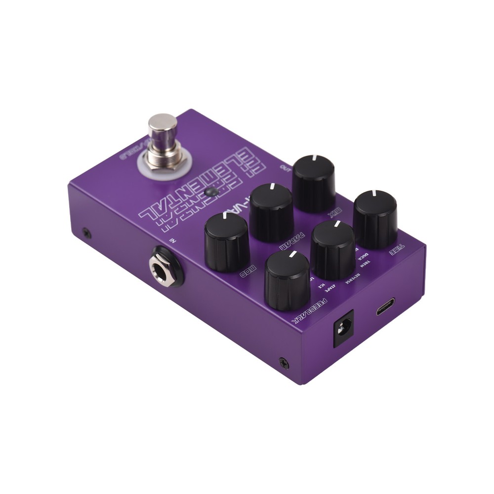 M-VAVE Electric Guitar ELEMENTAL Delay Effect Pedal 9 Delay Effects Type Metal