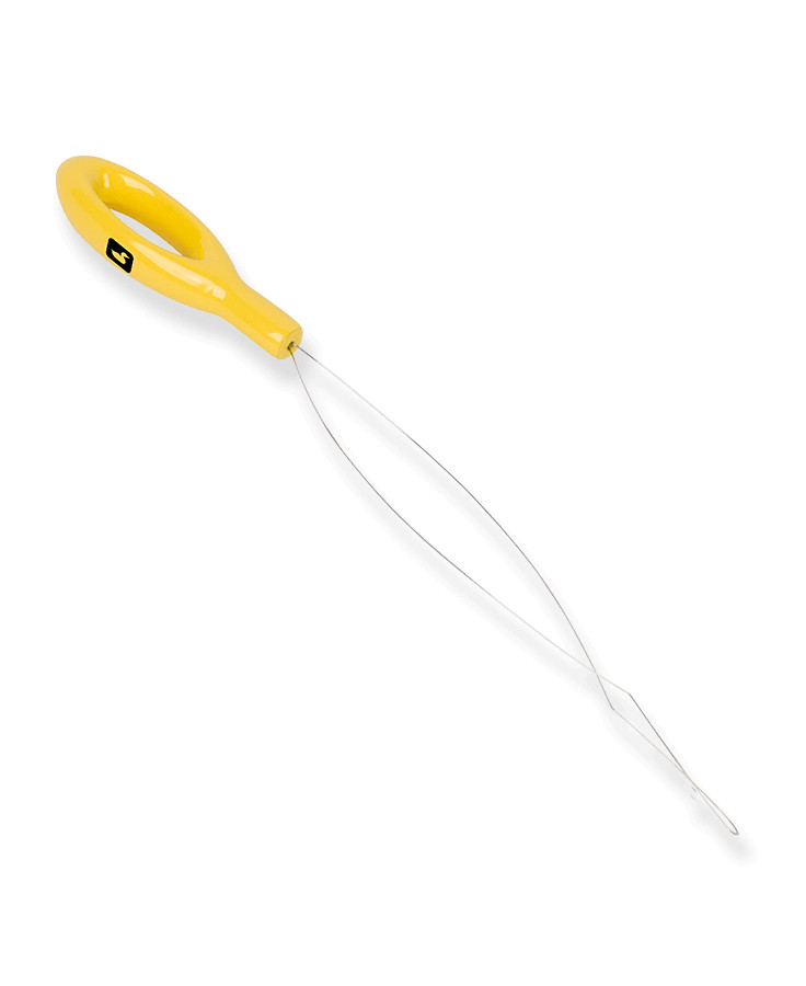 LOON OUTDOORS ERGO BOBBIN THREAD THREADER MATTE YELLOW FLY TYING TOOL