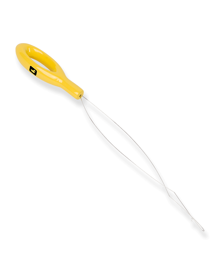 LOON OUTDOORS ERGO BOBBIN THREAD THREADER MATTE YELLOW FLY TYING TOOL
