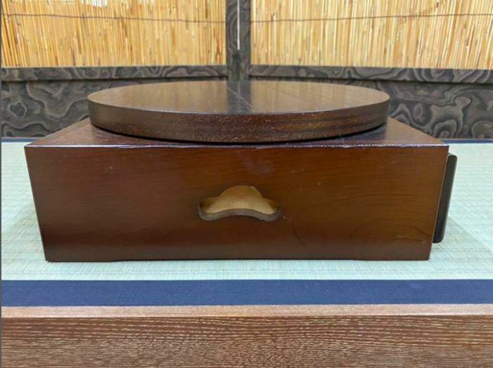 Tea utensils Rotating table Rotating table Ash tool Ash making ash holding table