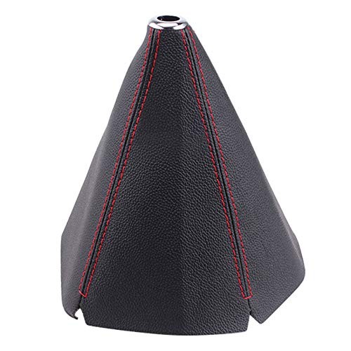 PU Leather Shift Boot Waterproof Shift Knob Dust Cove Universal for Red