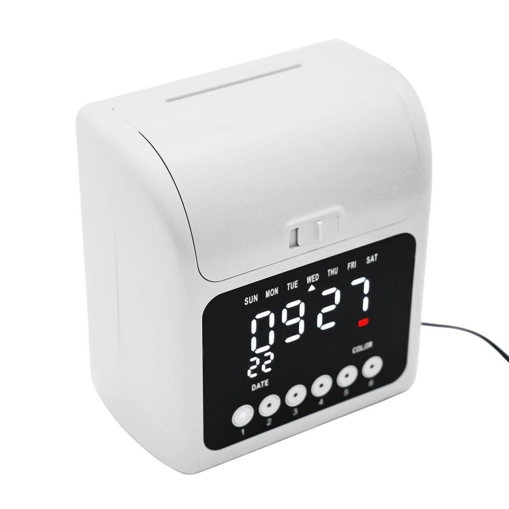 Calculating Time Clock Bundle Attendance Punch Time Clock Employee w/ 50 Cards