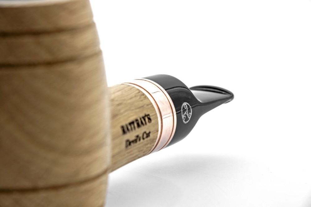 RATTRAY'S DEVIL'S CUT G SMOOTH 9MM OAK PIPE / NEW CARBON INSERT - HEATPROOF