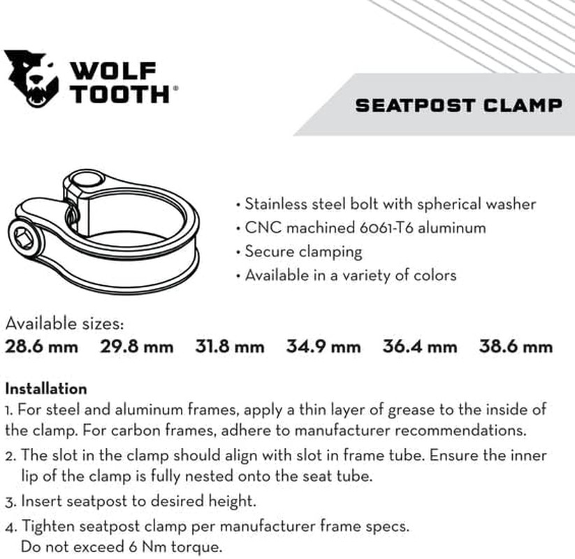 Precision-Machined Seatpost Clamp