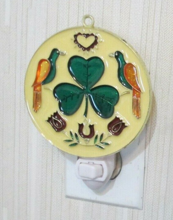IRISH HEX NIGHTLIGHT (ST PATRICK'S DAY SUNCATCHER LIGHT)