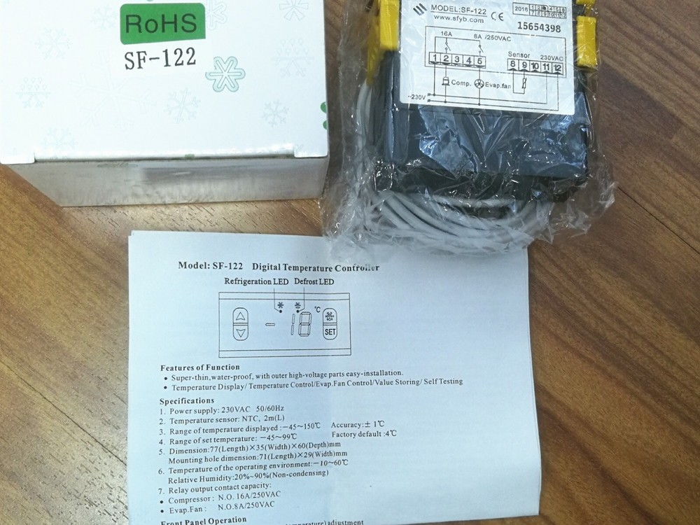 SHANGFANG SF-122 Digital Temperature Controller