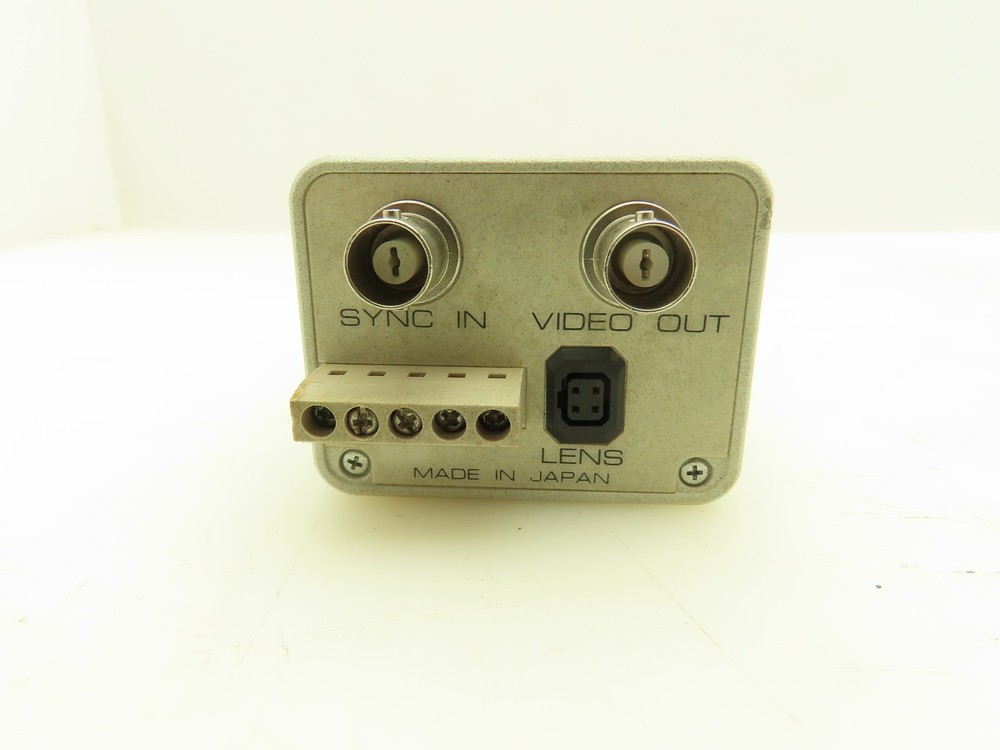 JAI CV-252 CCD Video Camera Sensitive Monochrome Analog 12VDC 50MM Computar