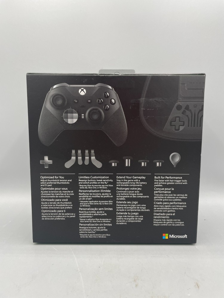 Xbox One Elite Series 2 Wireless Controller — Black — Used, With Box READ