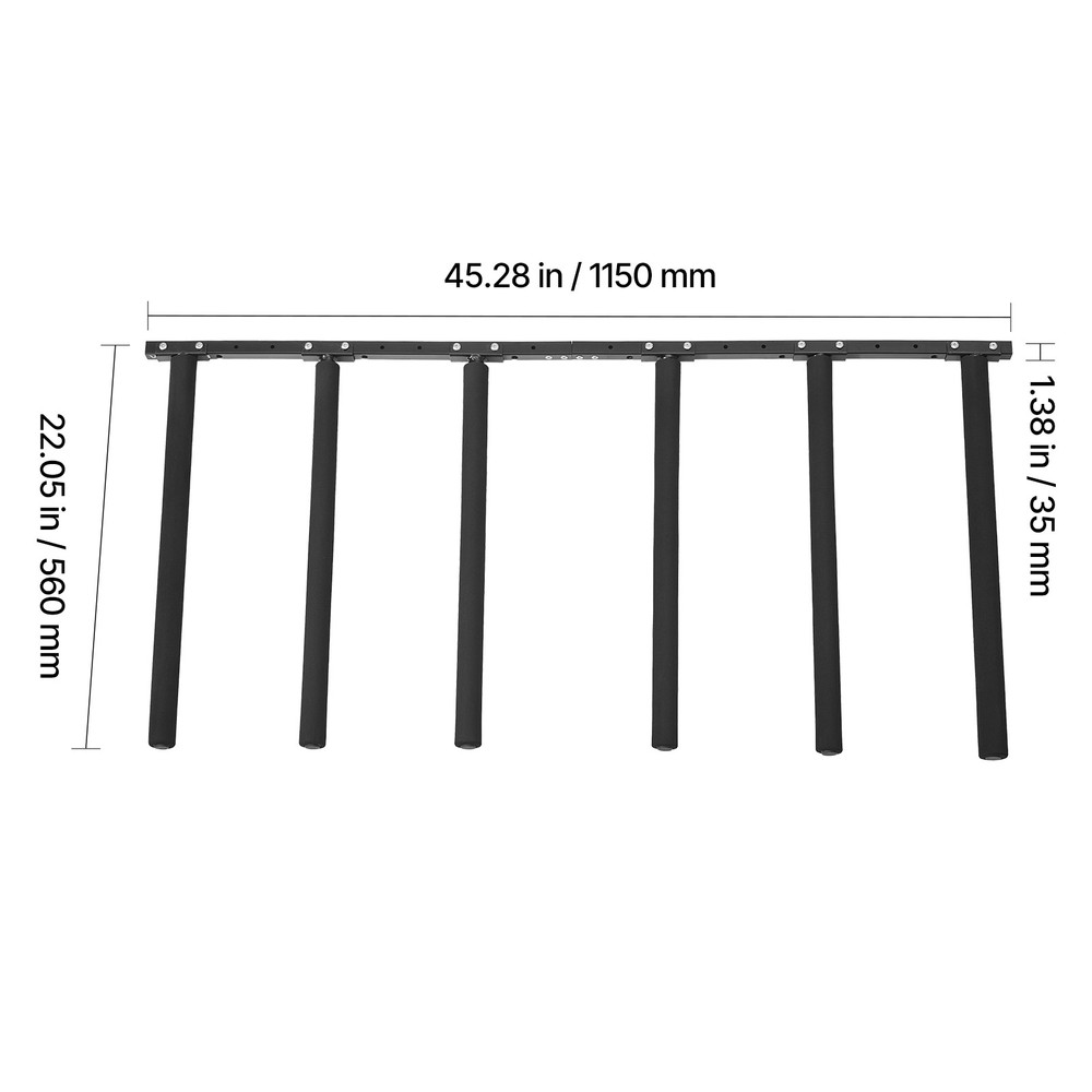 Uimoso 5-Tier Vertical Surfboard Rack for Storage and Display