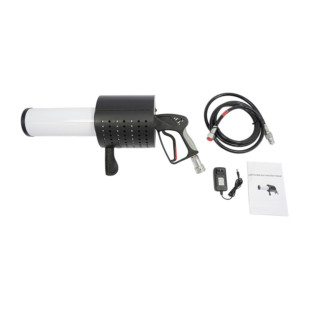 Handheld CO2 Jet Confetti Machine, LED Confetti Gun, Handheld LED Confetti Gun