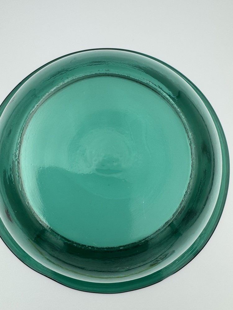 MCM Bowl Green Hand blown Vintage