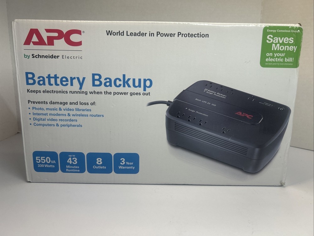 APC ES 550 Back Up UPS