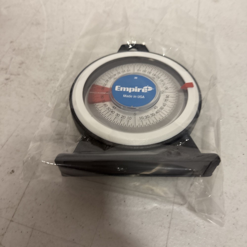 Empire Level 360� Measuring Range, Magnetic Base Dial Protractor