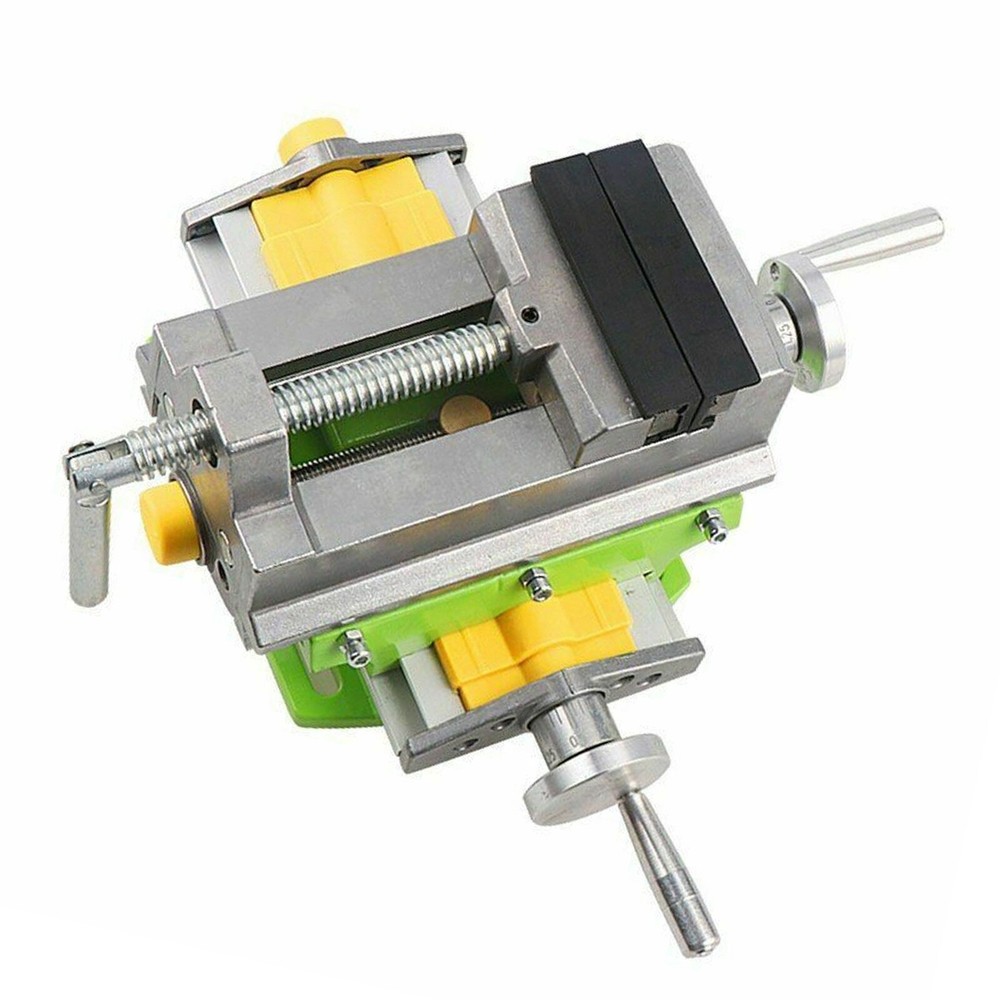 Milling Machine Compound Work Table Cross Slide Bench Drill Press Vise X Y Axis